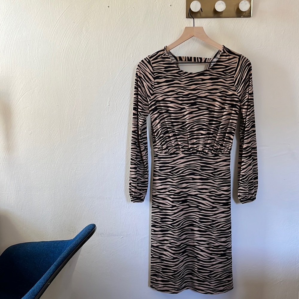 Tiger stretchy dress Loft